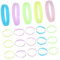 BESPORTBLE 25 Braccialetti In Silicone Braccialetti In Gomma Fosforescenti Braccialetti Luminosi Al Neon Braccialetti Elastici Colorati - Per Bomboniere Concerti Carnevale