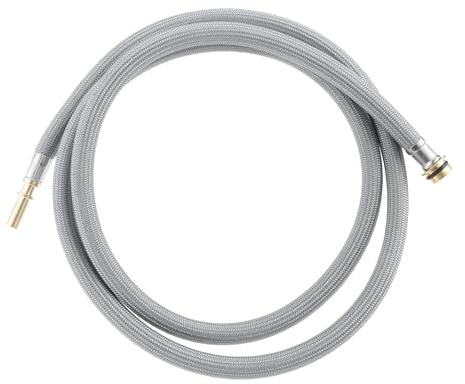 88624000 Kitchen Faucet Hose Replacement Part for Hansgrohe Tap | Pull Down Spray Hose with Brass Connectors 95507000 95506000, 59 Inch Length