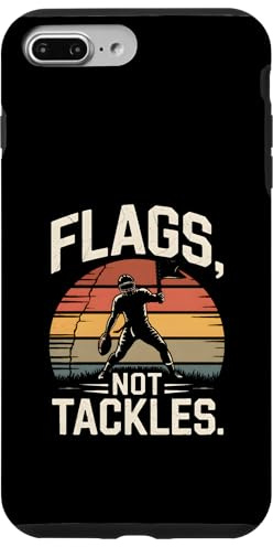 Flags Not Tackles Retro Football Case for iPhone 7 Plus/8 Plus