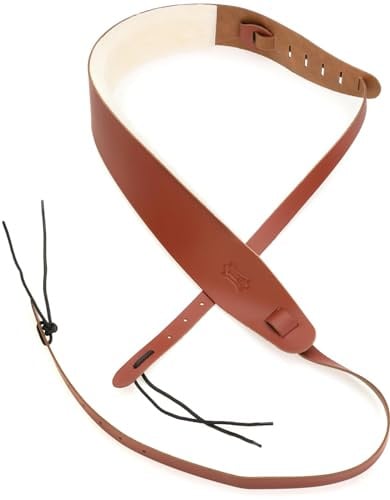 Levy's Leathers Pm14-wal Leather Banjo Cradle Strap - Walnut