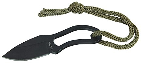 Mil-Tec – Cuchillo de cuello pequeño, libre de 9 cm (a partir de 18 años.)