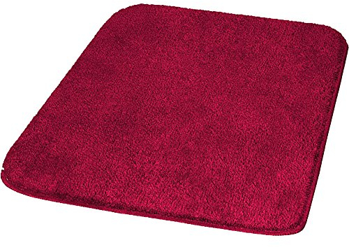 Kleine Wolke 5502451360 Rumba Badematte aus Polyacryl rot 60 x 100 cm