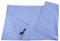 TigerTie Damen Nickituch Halstuch in hellblau einfarbig Uni - Tuchgröße 60 x 60 cm - 100% Baumwolle