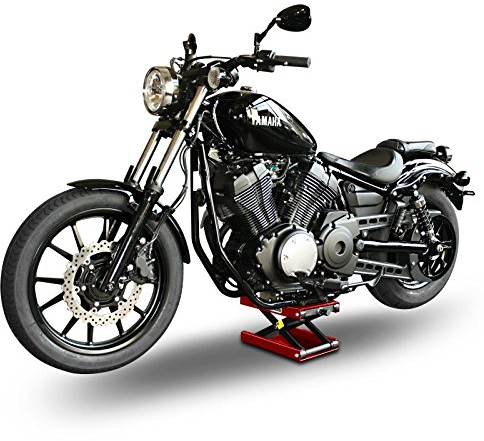 ConStands - Motorrad-Hebebühne für Chopper/Custombike Classic Hydraulisch Sicherung Rot CB84466