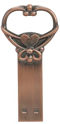 FeliSun USB 3.0 Speicherstick USB-Flash-Laufwerk USB 3.0 Flash Drive Metall USB Stick Externer Speicher Memory Stick Datenspeicher Stick Pendrive Hochzeitsgeschenke (Herz, 64GB)