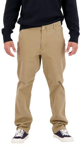 Dockers Smart 360 Flex Alpha Slim Homme Pantalons, New British Khaki, 29W / 34L
