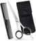 FABCARE Profi Haarschere mit Kamm und Etui - Haarschneideschere mit Mikroverzahnung & Präzisionsschraube - 5,5 Zoll - Extra scharfe Friseurschere aus hochfestem Messerstahl - Mit BONUS Ebook