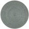 vidaXL Teppich Handgefertigt Kurzflor Wohnzimmerteppich Juteteppich Handwebteppich Läufer Schlafzimmer Flur Geflochtene Jute Rund 90cm Olivgrün