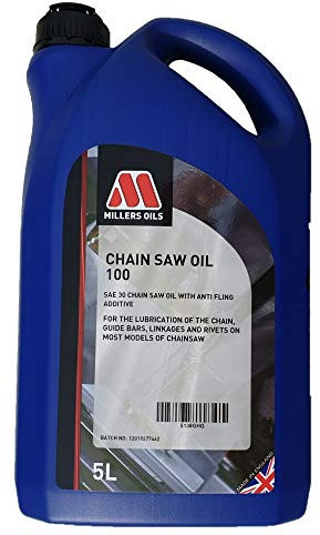 Millers Oils - Aceite para Sierra de Cadena (100 SAE 30, 5 L)