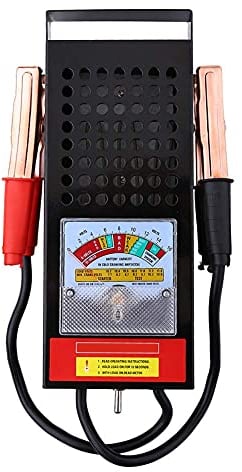 lyrlody Batterietester 6V-12V 100Amp Batterieprüfer zum Testen von Blei-Säure-Batterien, Auto KFZ Batterie Akku Testgerät Batteriemessgerät