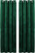 Imperial Rooms Crushed Velvet Curtains 66x90 Emerald Green Fully Lined Velvet Blackout Curtains for Living Room Super Soft Window Curtain with 2 Matching Tie Backs (168cm x 228cm)
