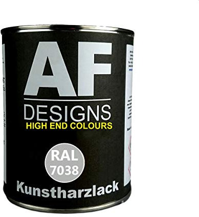1 litro di vernice in resina colorata RAL 7037 grigio polvere opaco