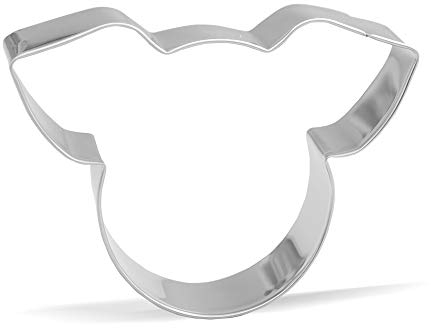 Ausstechform Schweinengesicht, Edelstahl, 9,1 cm