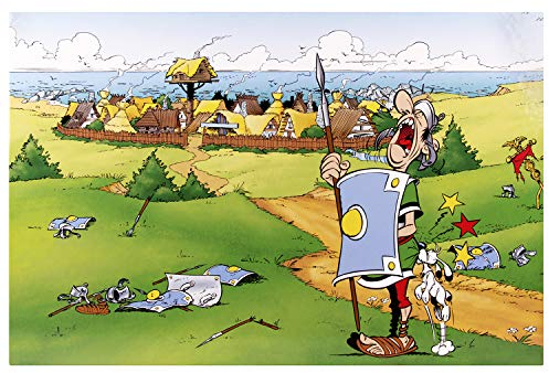 Clairefontaine 812985C - Schreibunterlage ''Asterix - Idefix'' 60x40 cm, Motiv Idefix le brave, 1 Stück