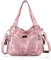 Angel Kiss Groß Hobo Tasche Damen Handtasche Umhängetaschen Schultertasche weiches PU leder tolle taschen Viele Fächer für Frauen