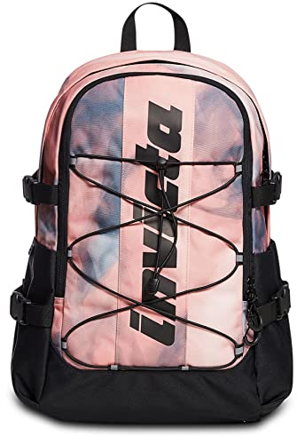 Invicta Zaino INVICTA - INVICT-ACT LOGO FANTASY, Rosa - Tasca Porta PC e Tasca Porta Borraccia - Viaggio, Ufficio e Tempo Libero - Adulto, Ragazzi, Unisex - 100% Eco Material