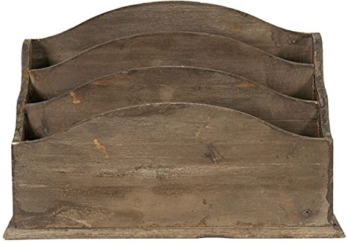 Clayre & Eef 6H2112 Briefständer Braun 33x17x22 cm
