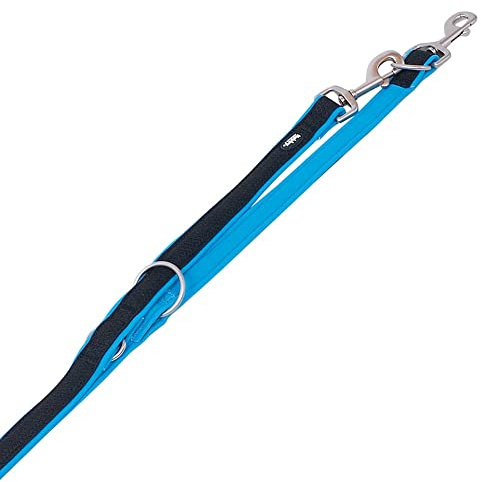Nobby Führleine Mesh Preno, hellblau, L: 200 cm, B: 25/35 mm, 1 Stück