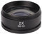 Tyenaza Mikroskopobjektiv, 1,5/2-fach Hilfsobjektiv-Barlow-Linse für Zoom-Stereomikroskop mit Gewinde 48 mm für Trinokularmikroskop(2X)