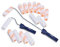 Hamilton for The Trade 17 Piece Mini Paint Roller Set, Short and Long Arm Frame, Medium Pile & Foam, 4in