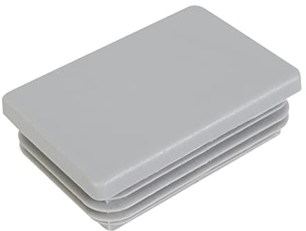 Alberts 657765 Pfostenkappe für Metallpfosten | grau | Kunststoff | 60 x 40 mm