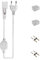 KSIBNW Cable de Alimentación LED de 1,5 m Con Botón de Interruptor, para Tiras LED de Neón de 220-240V, Incluye Tapa de Extremo de 2 Piezas, Kit de Clavijas de 2 Piezas