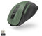 Hama Mouse ergonomico (wireless a 6 tasti, 2,4 GHz, BlueWave, 800/1200/1600 dpi, mouse ottico wireless, mouse ergonomico, mouse per computer portatile/PC, batteria, destrorsi) verde bosco