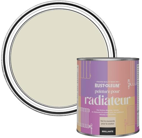 Rust-Oleum Beige Heat Resistant Radiator Paint in Gloss Finish - Relaxed Oats 750ml