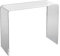 VEVOR Table Console en Acrylique Transparent Table d'Appoint 964 x 381 x 740 mm Table d'Entrée de 20 mm d’Épaisseur Charge Maximale 50 kg Bout de Canapé Rangement pour Salon Chambre Terrasse Café