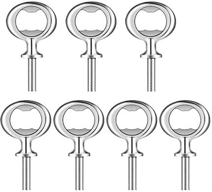 Evenden 7 Pcs Christmas Bottle Opener Set - DIY Craft Beer Bottle Opener Blank for Wood Turning Project