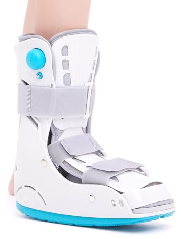 AQUASHIELDING Frakturstiefel, medizinischer aufblasbarer Wanderstiefel, orthopädischer Stiefel für gebrochene Zehen Verletzungen, verstauchte Knöchel, postoperative Stützfußfraktur,M