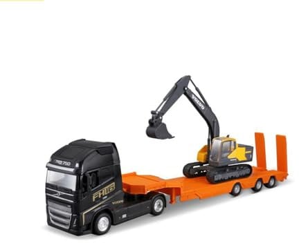 VOLVO FH16 CAMION VOLVO PELLE VOLVO EC220E 1:43 BBURAGO