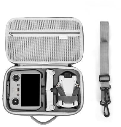 Uvafly Mini 4 Pro Tasche, tragbare Reisetasche, kompakte Aufbewahrungstasche für DJI Mini 4 Pro Drohne und RC 2 Controller Zubehör