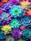 Diamond Painting Erwachsene Sukkulenten-Diamant Painting Bilder Erwachsene Sukkulenten,5D Diamond Painting Bilder Vegetativ Für Haus Dekoration(30x40cm)