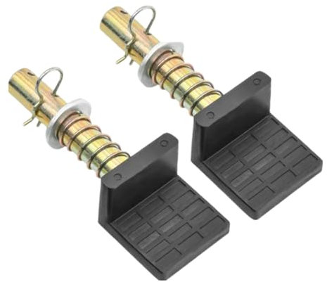 Support arrière de moto - Support de vélo de sport - 2 adaptateurs de support arrière robustes - Support de levage de moulinet basculant - Crochets de support pour paddock de moto