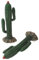 FUNOMOCYA 2st Kleiner Kaktus Mini-Kaktus-Ornamente Künstliche Kaktusfiguren Kakteen Basteln Kunstpflanze Kunstplflanze Simulierte Pflanzenverzierung -pflanzenfiguren PVC Green
