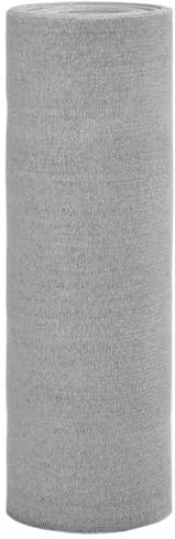 Tidyard Filet Brise-Vue Gris Clair 1,8x25 m PEHD 150 g/m², Séparateur Ecran d'Intimité Paravent, Pliable Store Latéral Brise-Vue pour Extérieur