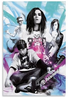 Tokio Poster Hotel Rockband Vintage Musikposter für Zimmer Ästhetik Leinwand Wandkunst Schlafzimmerdekoration 12x18 Zoll (30x45cm)
