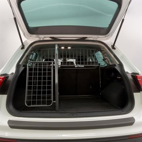 Travall Hundegitter Trenngitter & Heckgitter Set Für Hyundai Ioniq 5 (2021-) Fahrzeugspezifischer Hundeschutzgitter & Gepäckbarriere, Einfache Montage Hundetransport und Gepäckschutz 60/40 Teilung