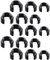 minkissy 15pcs Mic Cable Holder Clips Sturdy Cable Clamps for Organizing Mic Pole Cords Compatible with Durable and Easy to Use