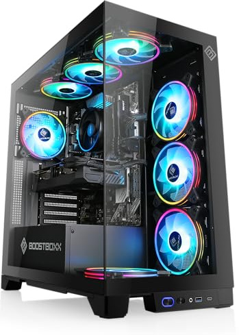Gaming PC mit Windows 11 Home | AMD Ryzen 7 8700F 8X 4.1 GHz | RTX 5060 | 1000 GB M.2 NVMe | 16 GB DDR5 RAM | WLAN | Computer für Zocker, Gamer Desktop Rechner zum Spielen | A15112