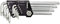 VOREL 56478 - clave de seguridad Conjunto Torx 9pcs CRV T10-T50