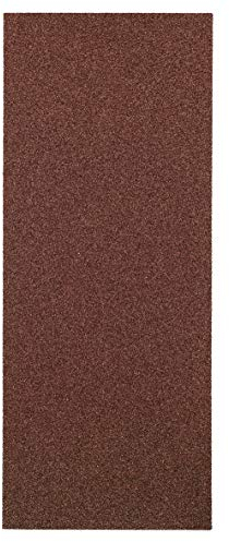 kwb Bandes abrasives 115x280 mm en corindon de grain 240, encollage de haute qualité, support papier robuste, utilisation universelle pour le ponçage fin du bois et du métal