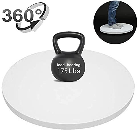 Rotating display stand,Yuanj(tm) Professional 360 Degree Electric Rotating Turntable for Photography,12 Diameter, 175 Lb Capacity. Automatic Revolving Platform Perfect for 360 Degree Images (White)