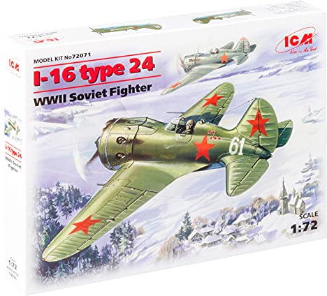 ICM 1:72 - I-16 type 24, WWII Soviet Fighter