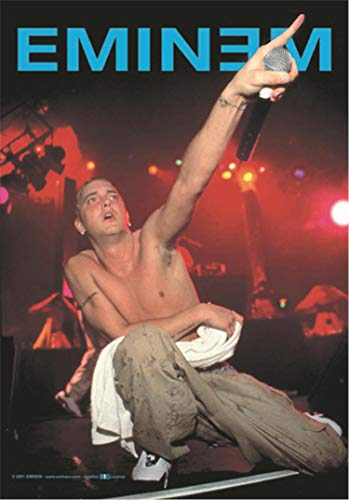Heart Rock Bandera original Eminem Live, tela, multicolor, 110 x 75 x 0,1 cm