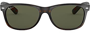 Ray-Ban Sonnenbrillen New Wayfarer, Gr. 58 mm, Braun (Tortoise), RB 2132 55 902/58