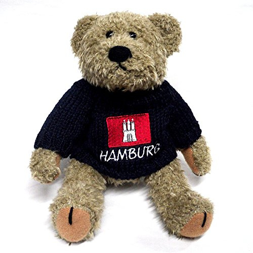 Hamburg-Teddy mit Pullover, ca. 21 cm - das süsse Hamburg-Souvenir
