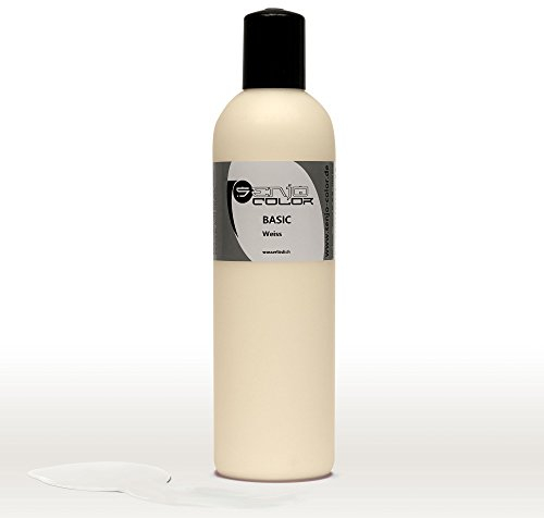 Senjo Base Bodypainting I Color para Rostro y Cuerpo I Cosmetics, Dermatológicamente Testados I Festival I 250 ml I Blanco