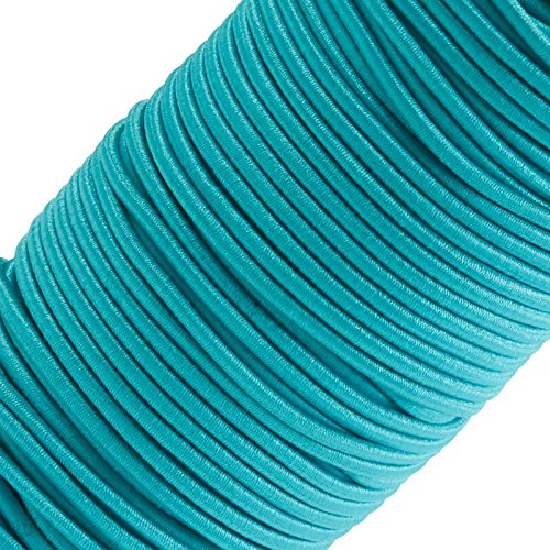 50m Spule Gummikordel Gummischnur 3mm Bekleidungsgummi Hutgummi, 27 Farben